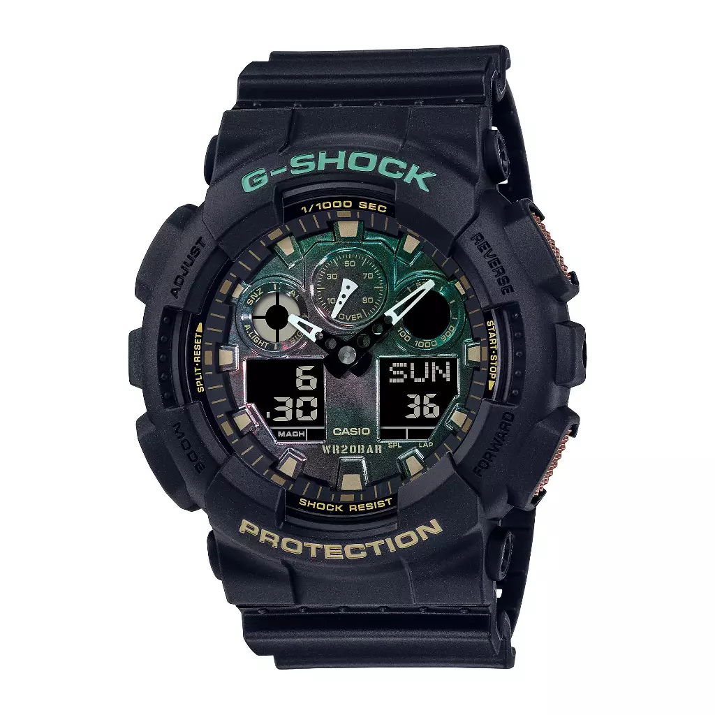 Casio G-Shock Jam Tangan Analog Digital Pria Original GA-100RC-1ADR