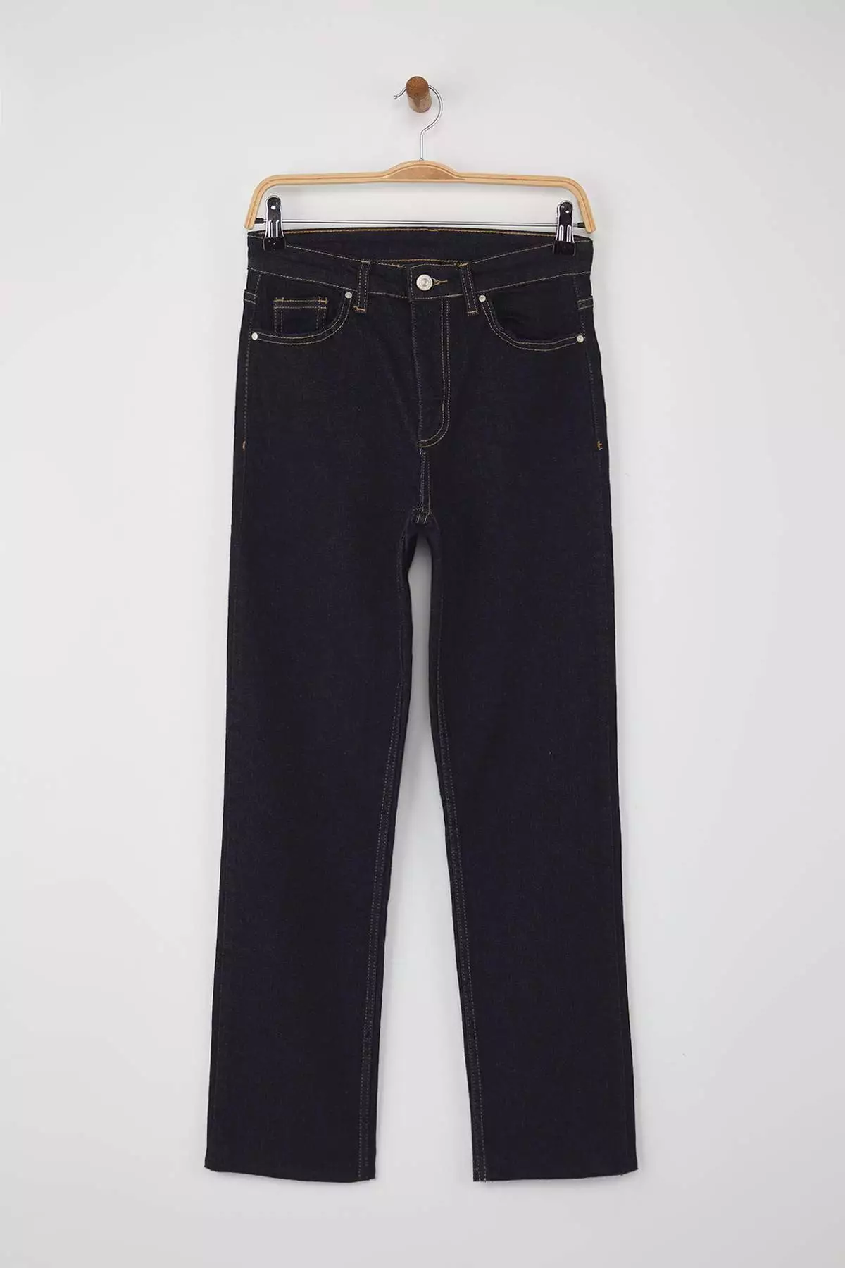 Dark Blue High Waist Comfort Stretch New Mom Jeans