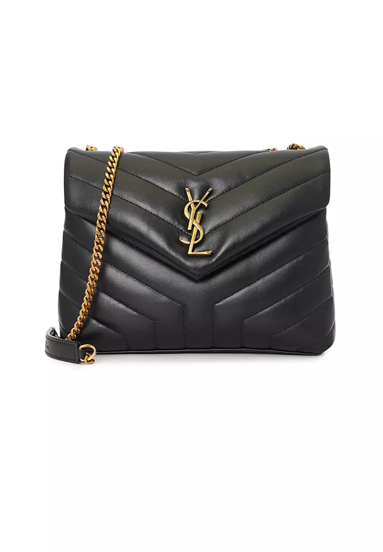 Loulou monogram ysl small chain top bag