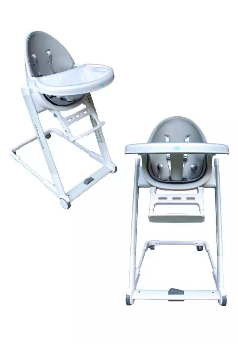 Buy Orange and Peach Premium High Chair Pod Steel Grey 2024