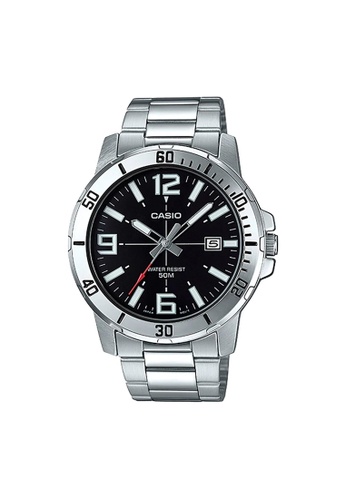 CASIO silver Casio Classic Analog Watch (MTP-VD01D-1B) 0A9F9AC3B16260GS_1