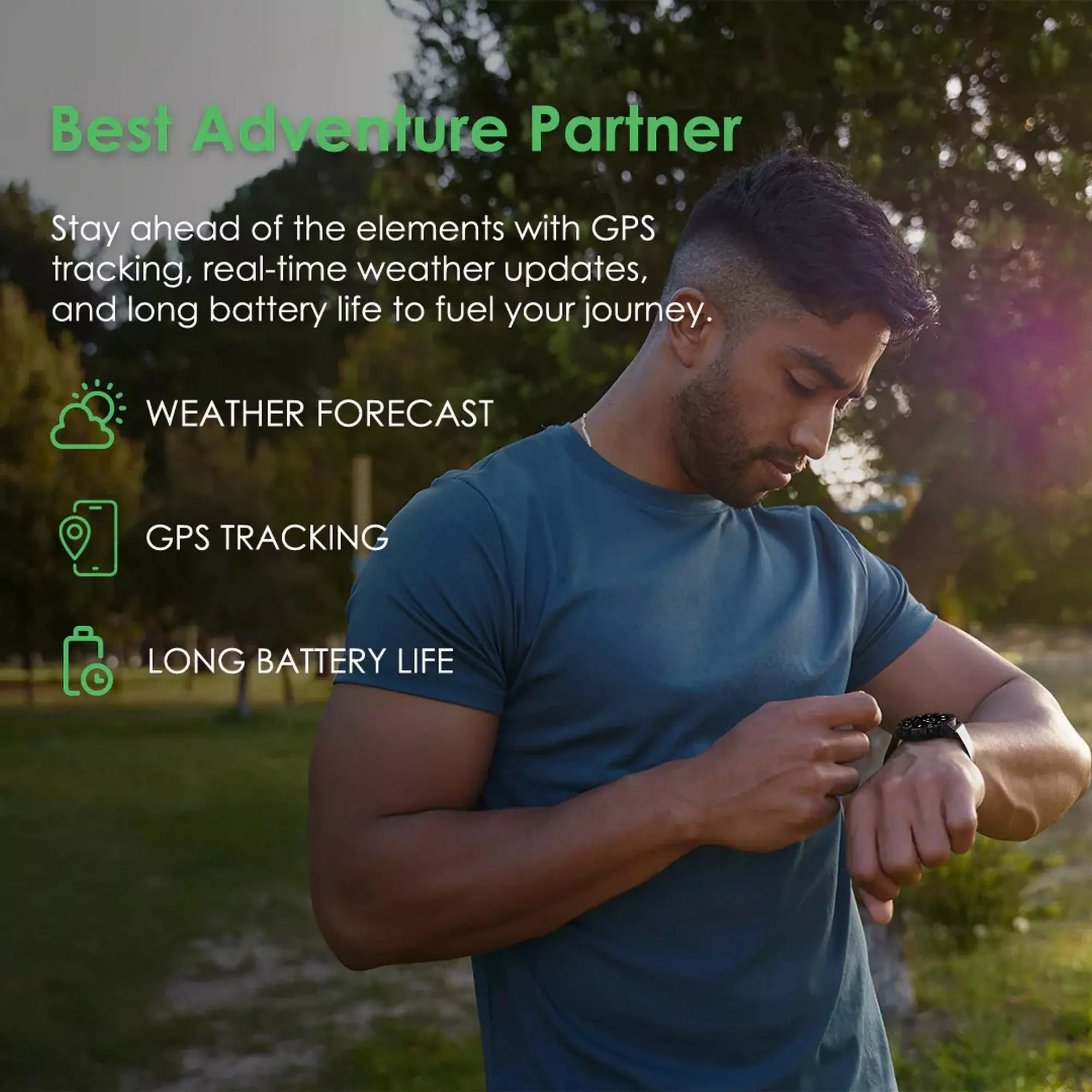 iGear Vector Smart Watch Black IGVE-01 Built For Every Adventure Original