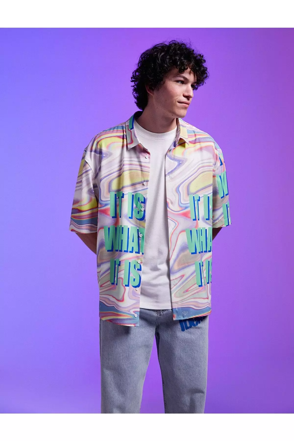 Discount on KOTON  shoes - SKU: Patterned Short Sleeve Shirt
