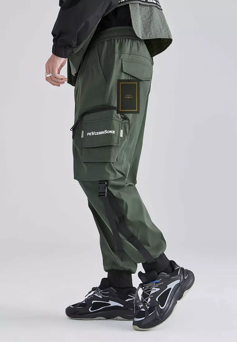 高街機能工裝長褲 TW6171