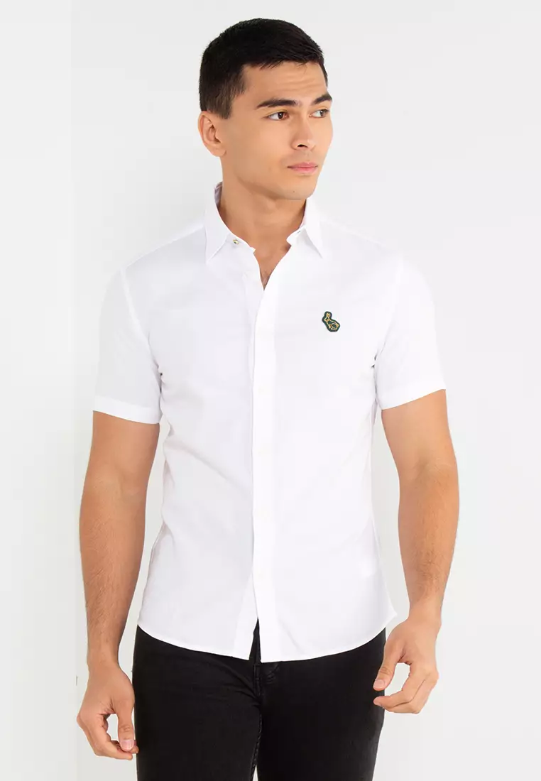 White cotton top casual shirt