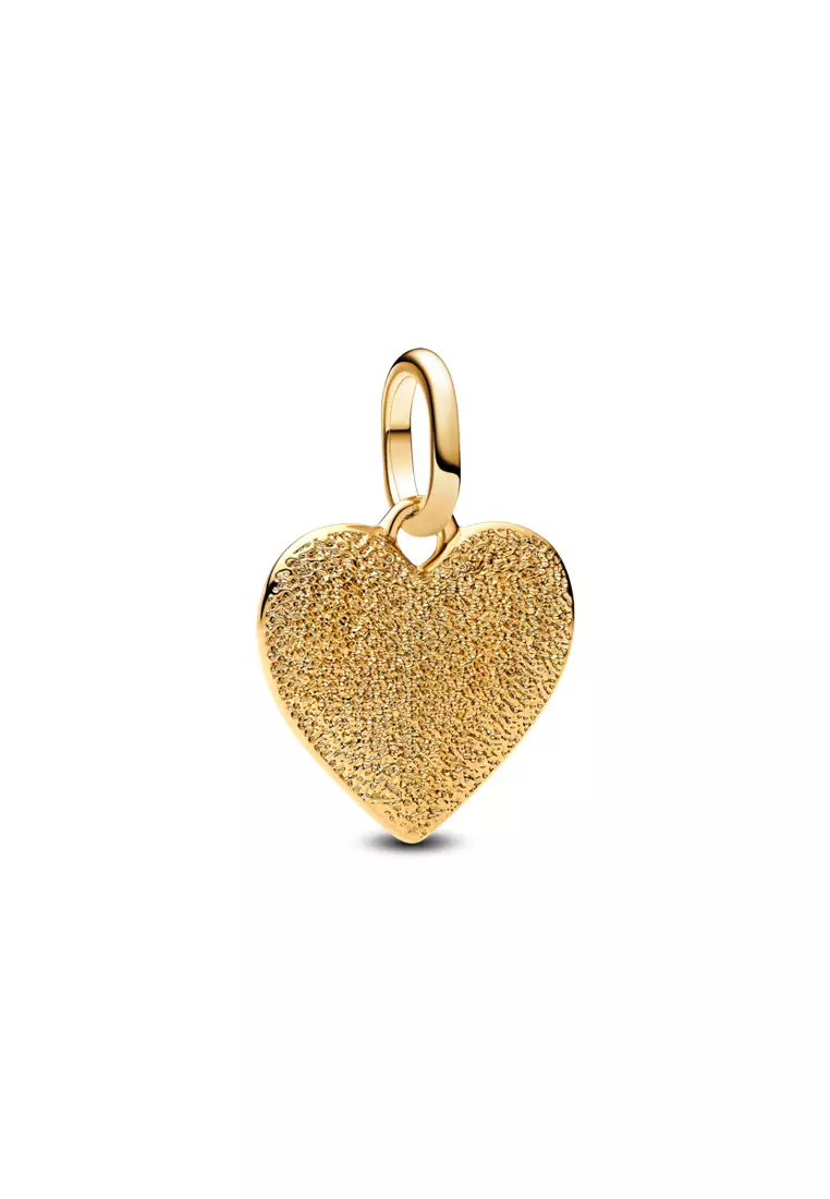 Pandora ME 14K Gold Plated Engravable Heart Medallion Charm