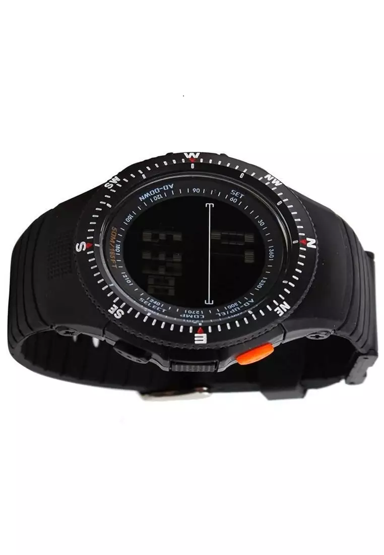Jam Tangan Olahraga Digital Pria Stopwatch Many Function Waterproof Strap Tali Material Silicone FG11 ORIGINAL
