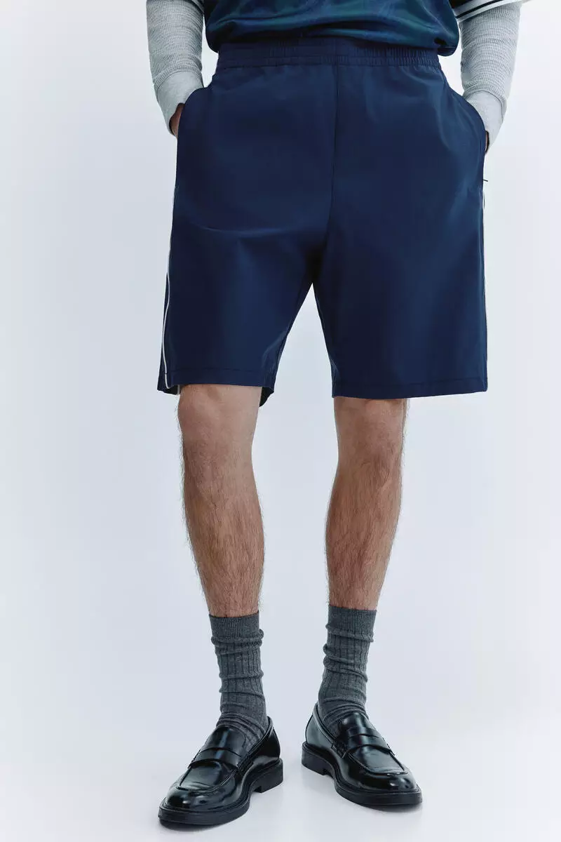 Knee-length shorts