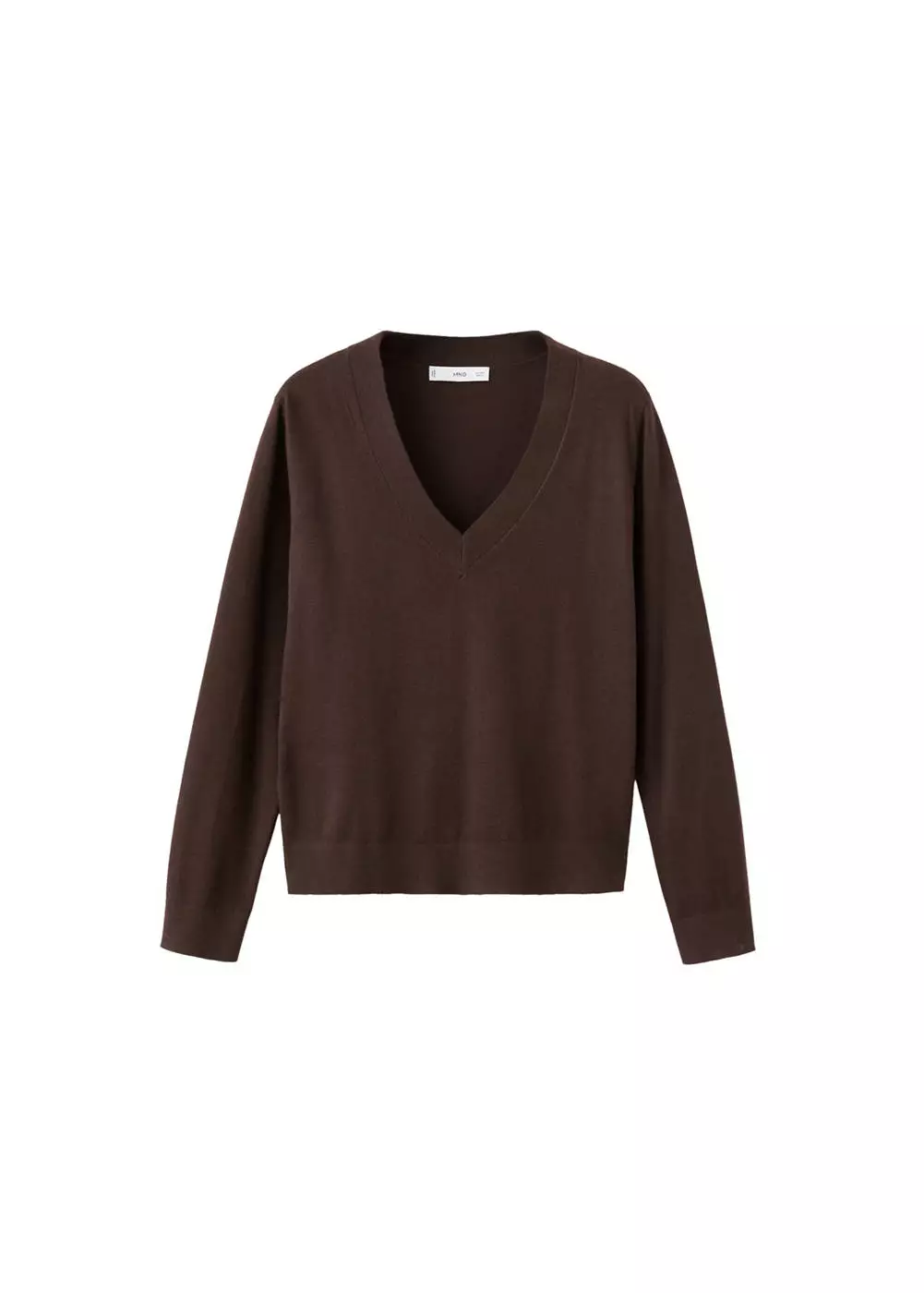 Sweater rajut kerah V