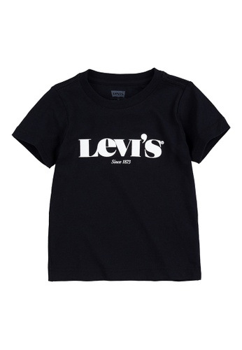 Levi's black Levi's Unisex Toddler's Graphic Logo Short Sleeves Tee (2 - 4 Years) - Black F3F34KADA7AD42GS_1