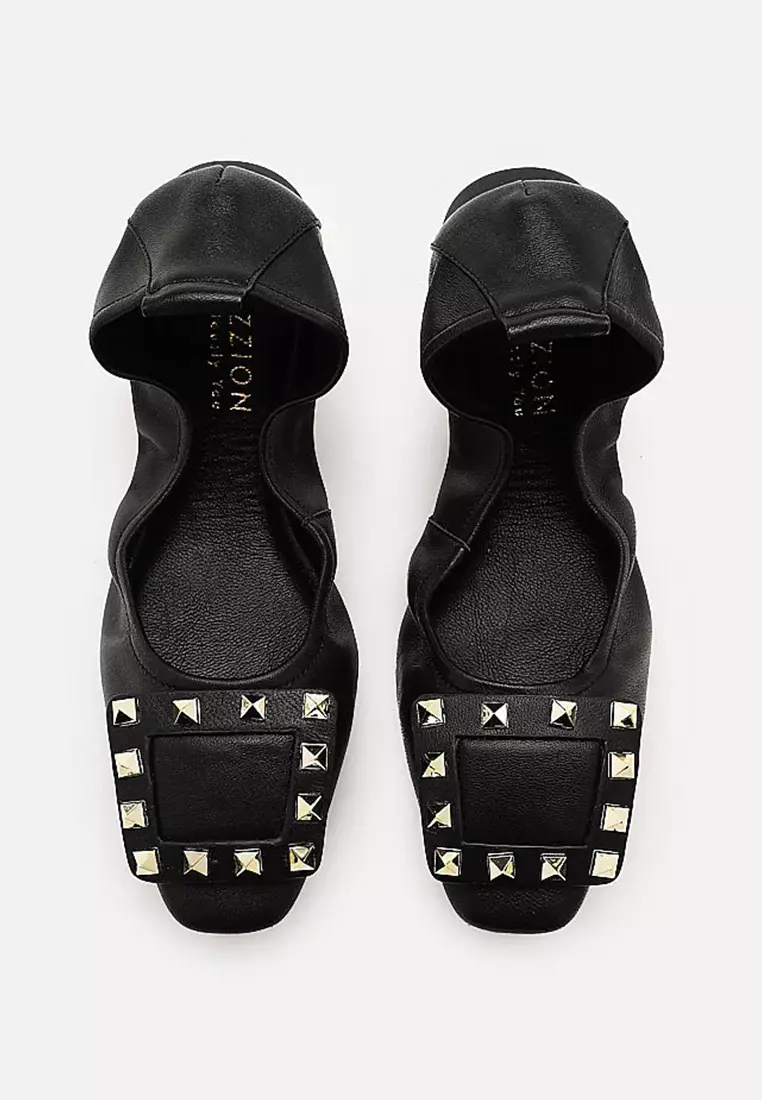 Vivienne Studded Foldable Flats