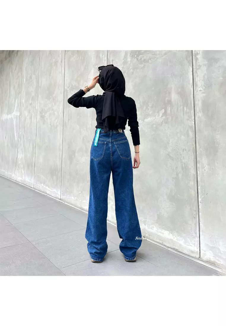 Highwaist Adjustable Super Baggy Jeans 882 HIBERNATION