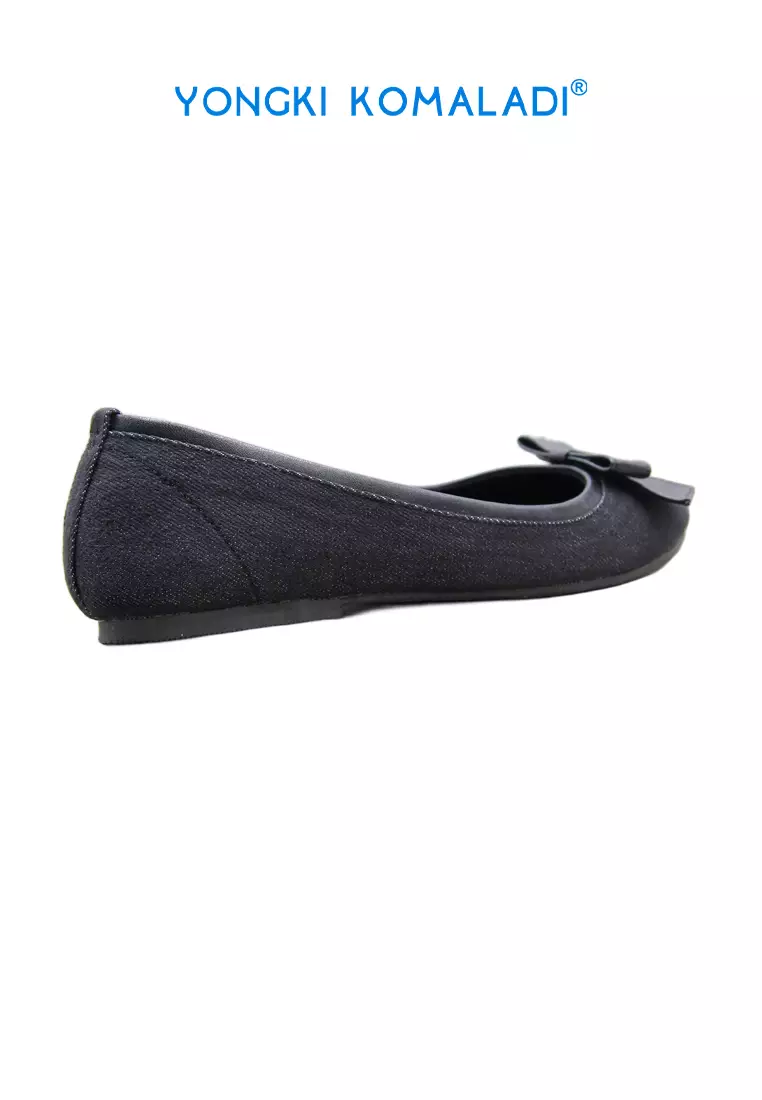 [ ORIGINAL ] YONGKI KOMALADI FLATSHOES OL-AR8904-23 HITAM
