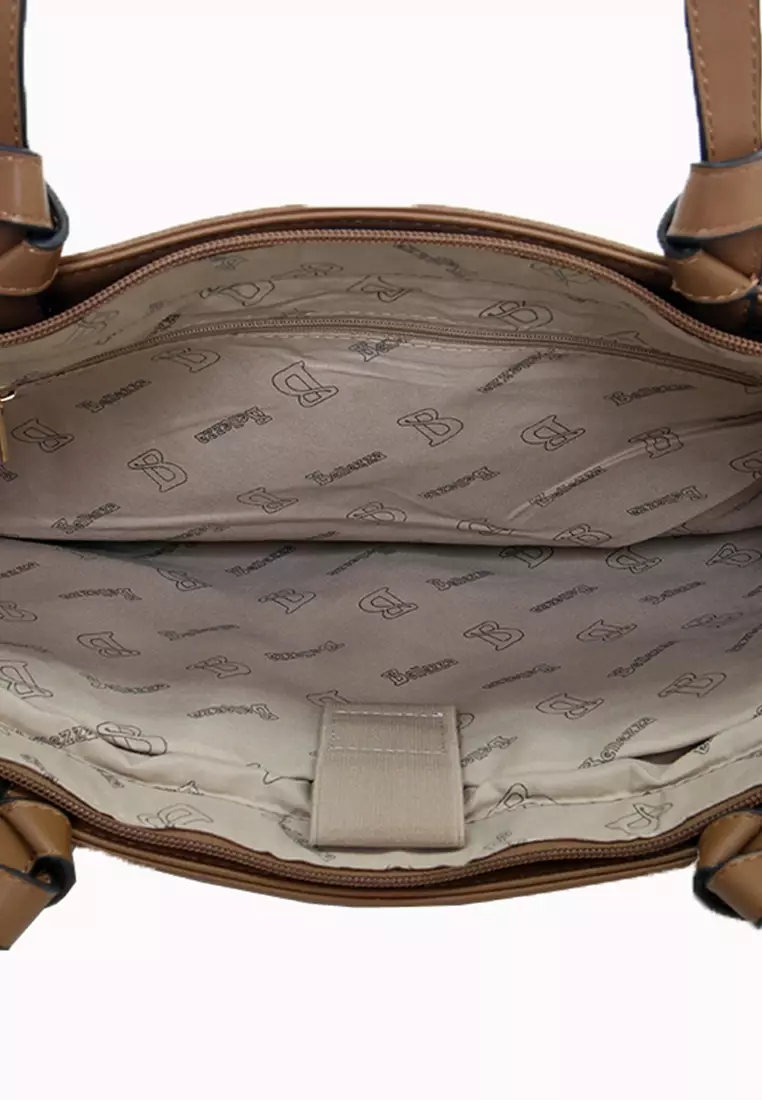 Bellezza Tote Bag BHW324 Khaki Comb