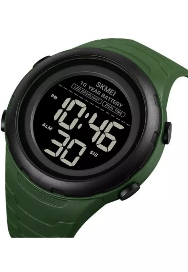 Jam Tangan Digital Pria Waterproof Many Function Strap Tali Material Silicone GN46 ORIGINAL
