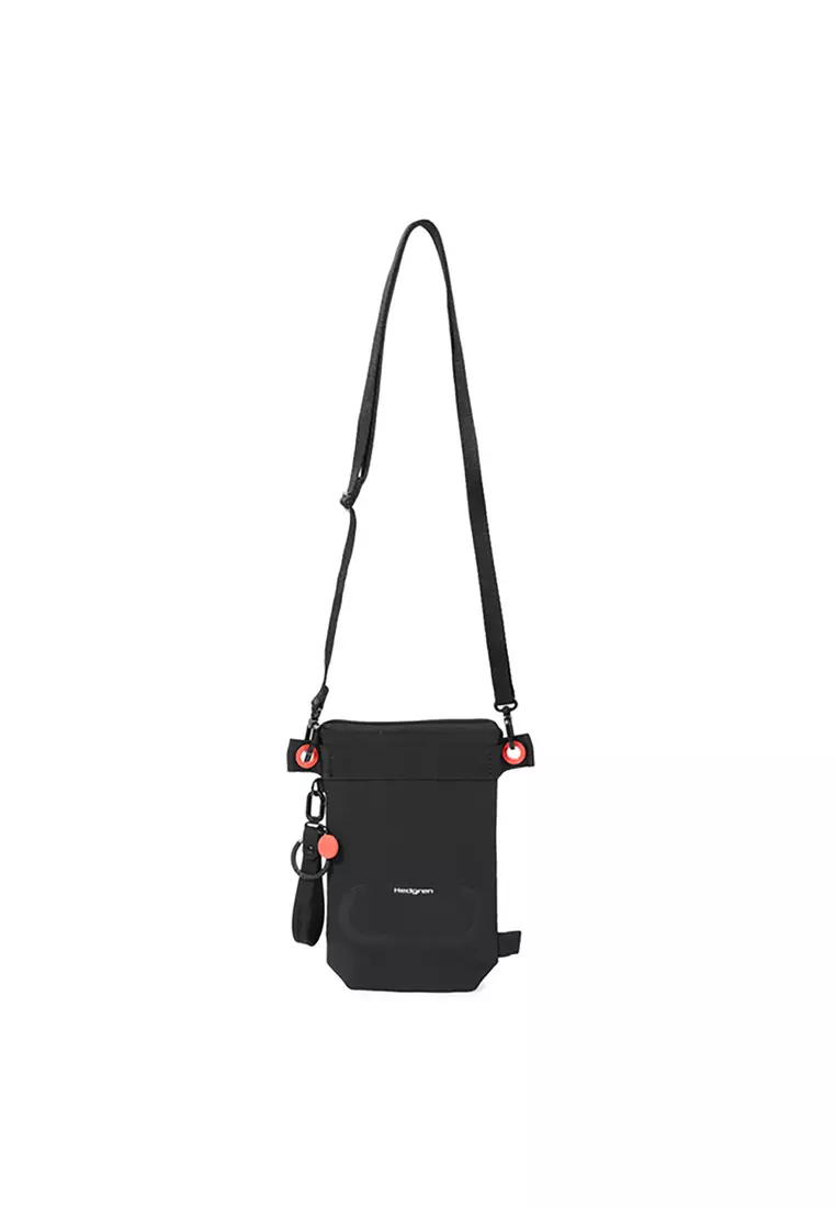Hedgren Otu | Unisex Vertical Crossover + RFID - Black