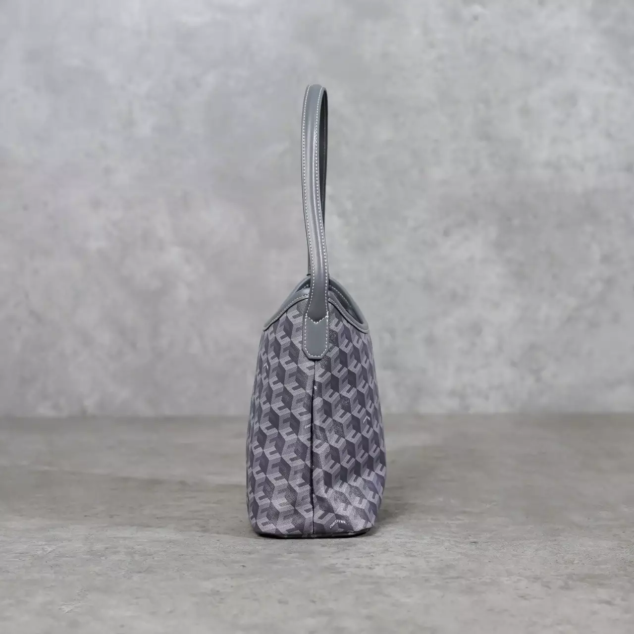 Tas CHRISTY NG ALESSO MONOGRAM PATTERN GREY HOBO BAG MINI 100% ORIGINAL