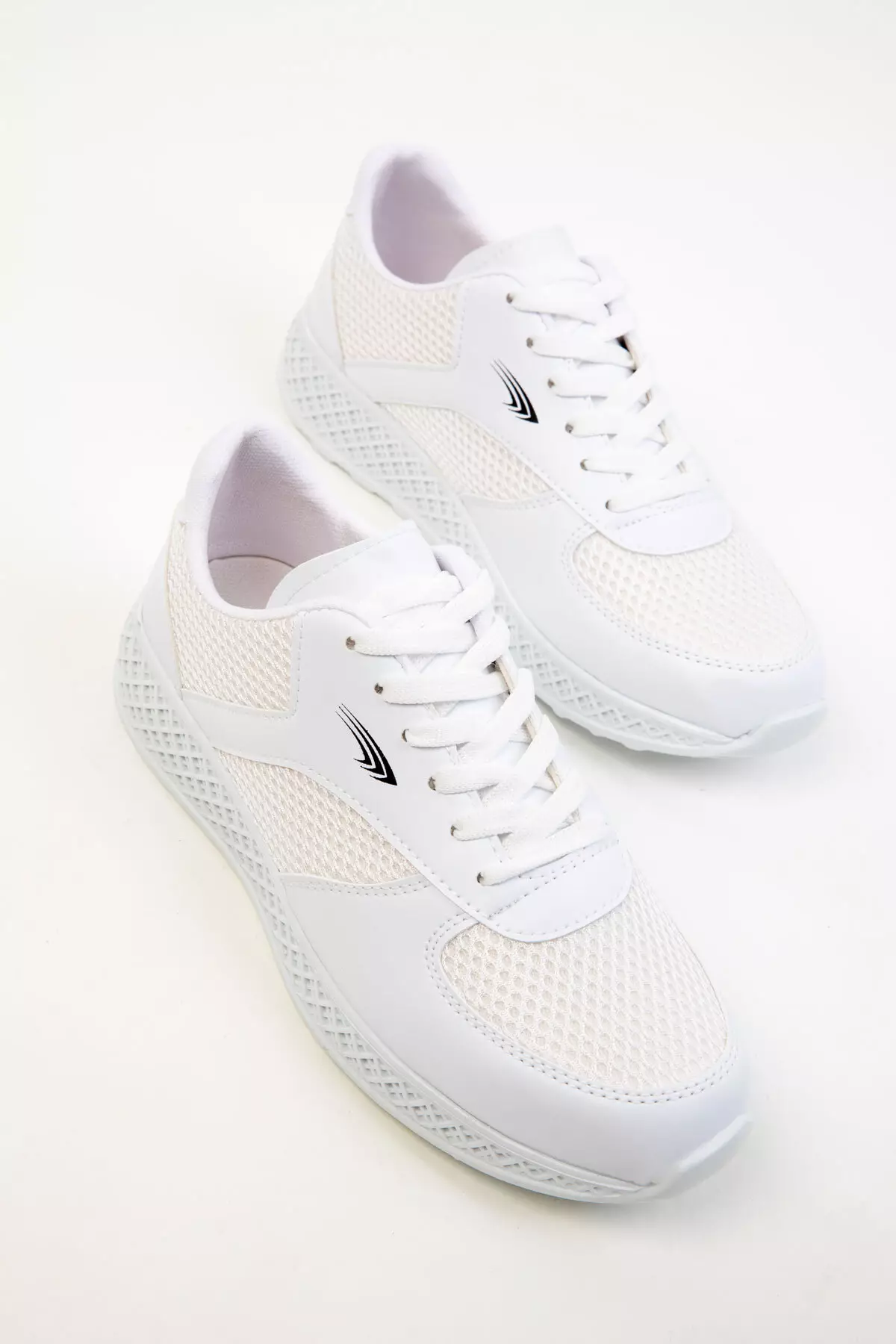 Women's White Sneakers 17166