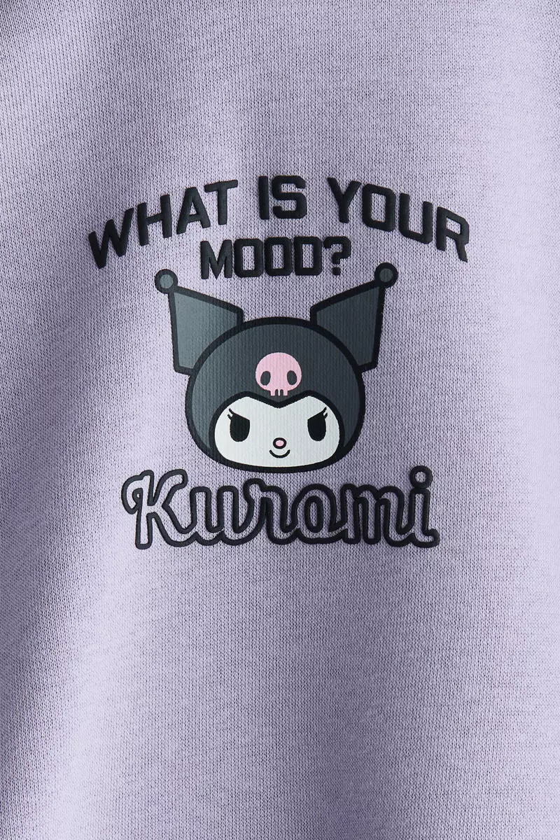 Motif-detail hoodie