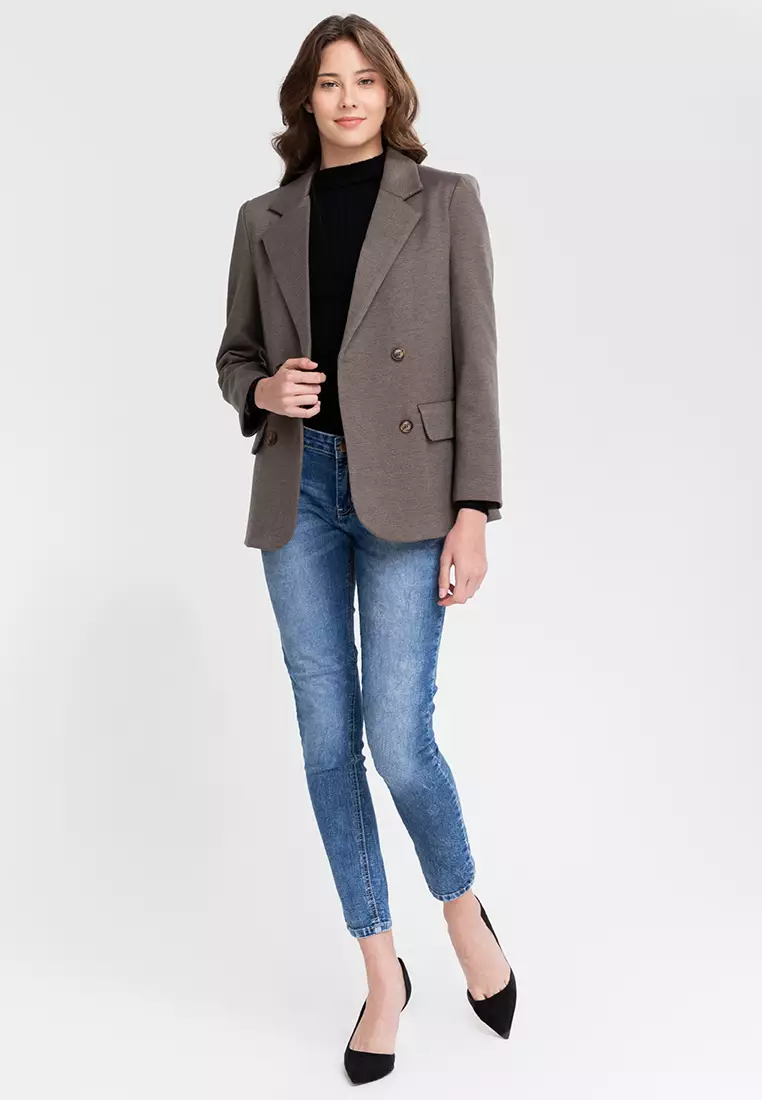 Wool Blend Peacoat