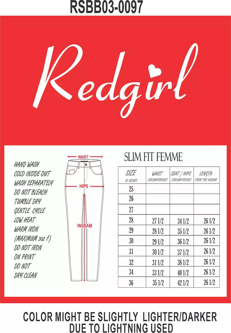 Denim Slim Fit Femme Jeans