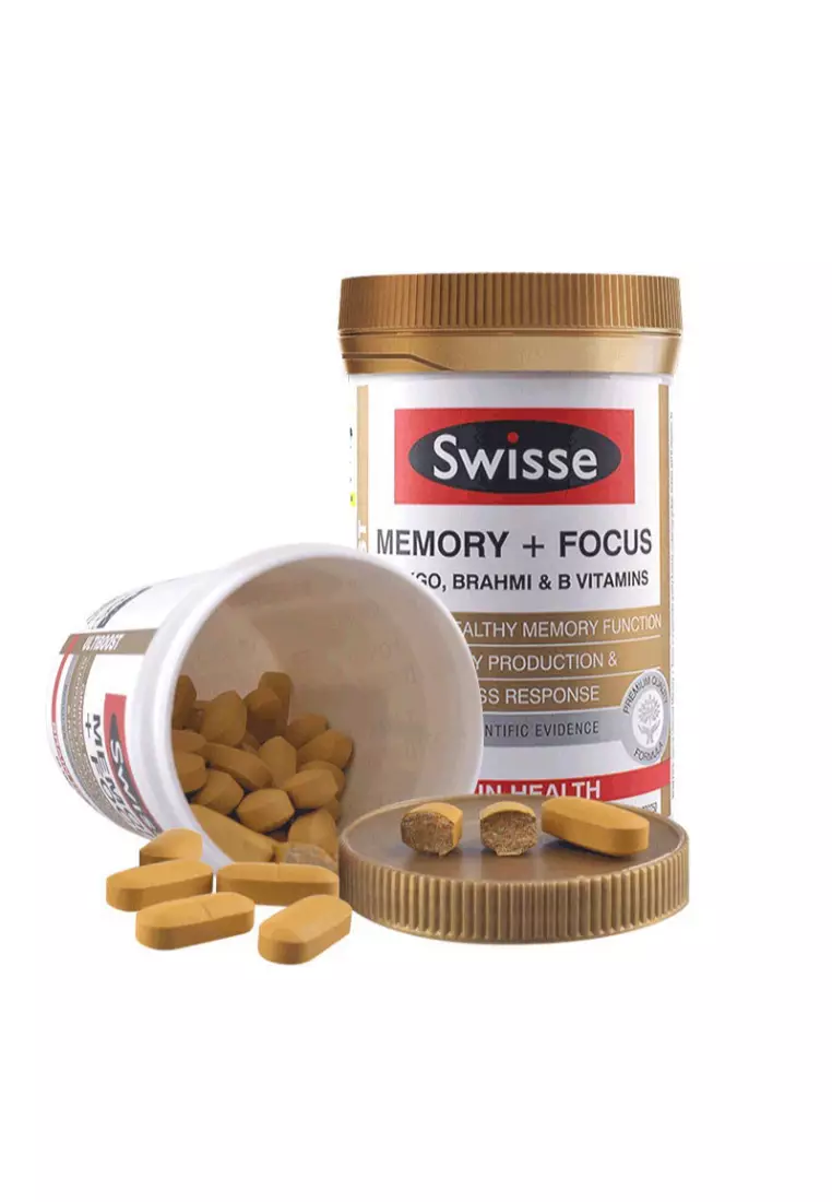 SWISSE- Ultiboost Memory + Focus 50 Tablets