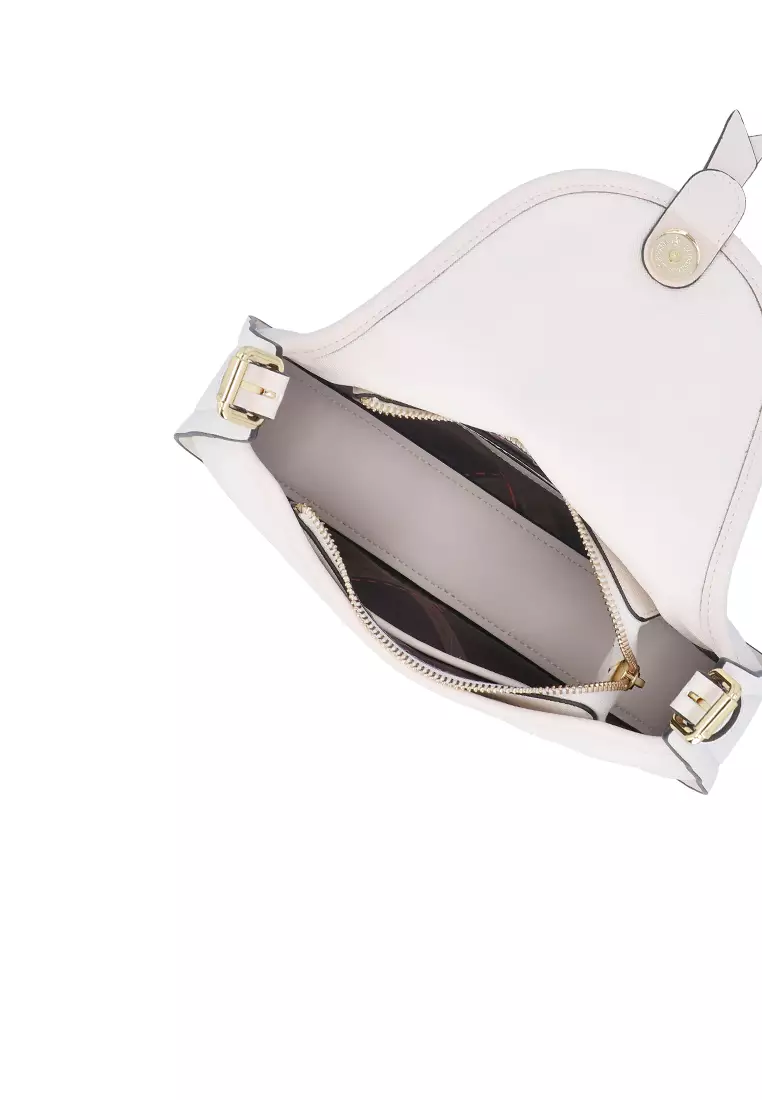 Sora Charm Shoulder Bag - Beige