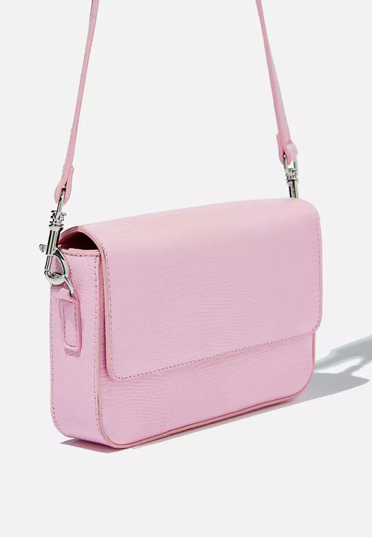 Pink cross over bag on sale