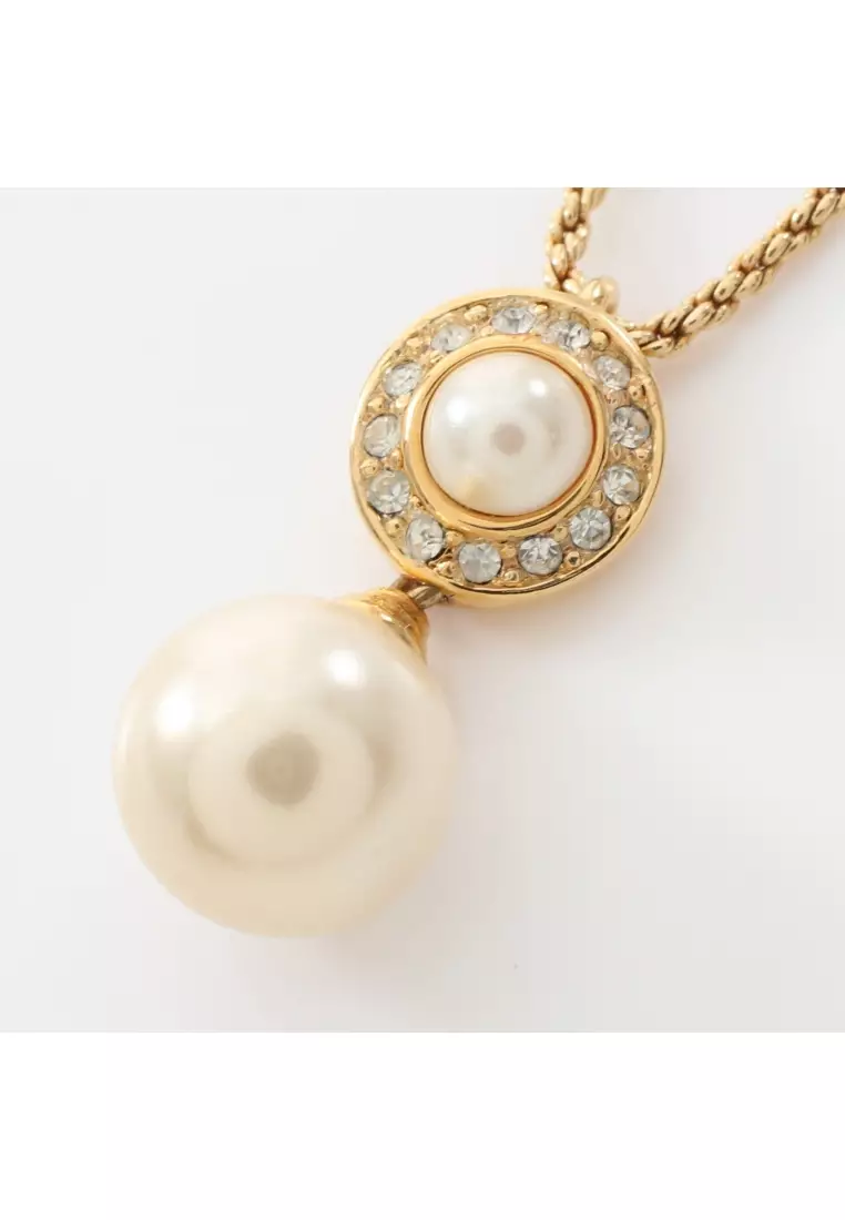 Christian dior gold chain necklace on sale