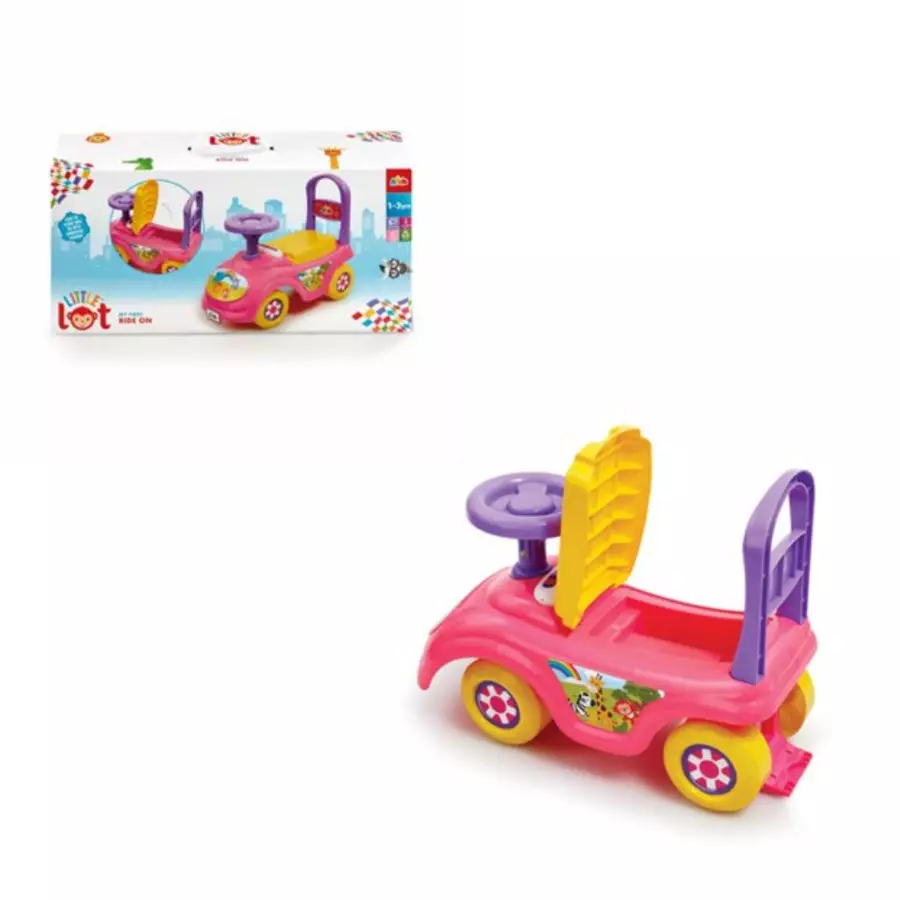 Addo Little Lot My First Ride On - Mainan Mobil Dorong Anak (Pink)
