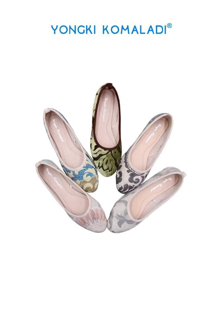 [ ORIGINAL ] YONGKI KOMALADI FLATSHOES OL-ASDR8235-24 HIJAU