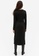 Monki black Black Long Sleeve Wrap Dress A6AACAA4089C9FGS_2