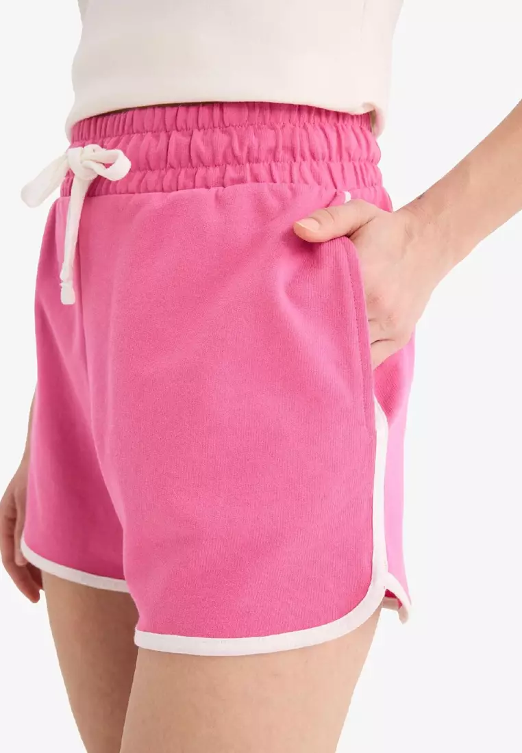 Coool Regular Fit Elastic Waist Lace Thick Mini Shorts A6224Ax25Sm