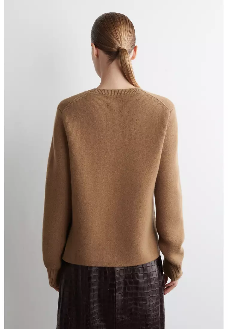 MERINO WOOL CREW-NECK JUMPER
