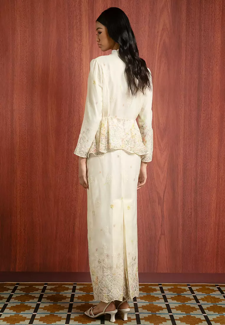 MELANI 刺繡荷葉邊 KEBAYA