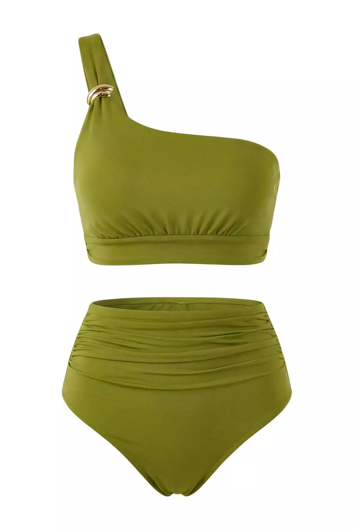 Khaki Accessory Covered Chlorine & Water Resistant Long Lasting Lycra ® Xtra Life Bikini Set Tbess26Bt12