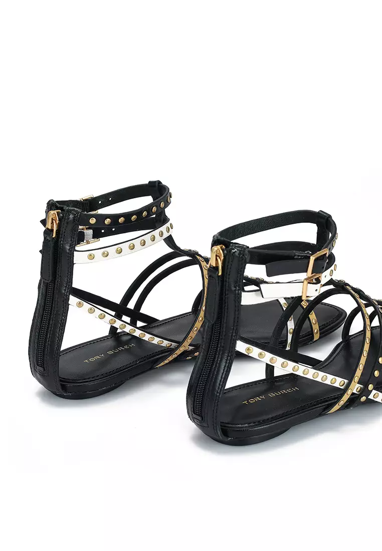 All black gladiator sandals online