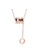 Air Jewellery gold Luxurious Killeen Numerals Necklace In Rose Gold 4EB0DACF6B5981GS_1
