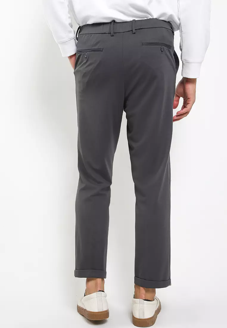 CF Ankle Drawstring Pants - Ban Karet