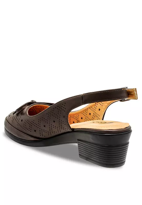 Solid Tone Slingback Heels