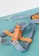 KAISU orange and blue Kaisuph Fruity Pop Collection Chill Set: Adjustable Collar and Leash In Blueberry Large E1146ES246A81BGS_3