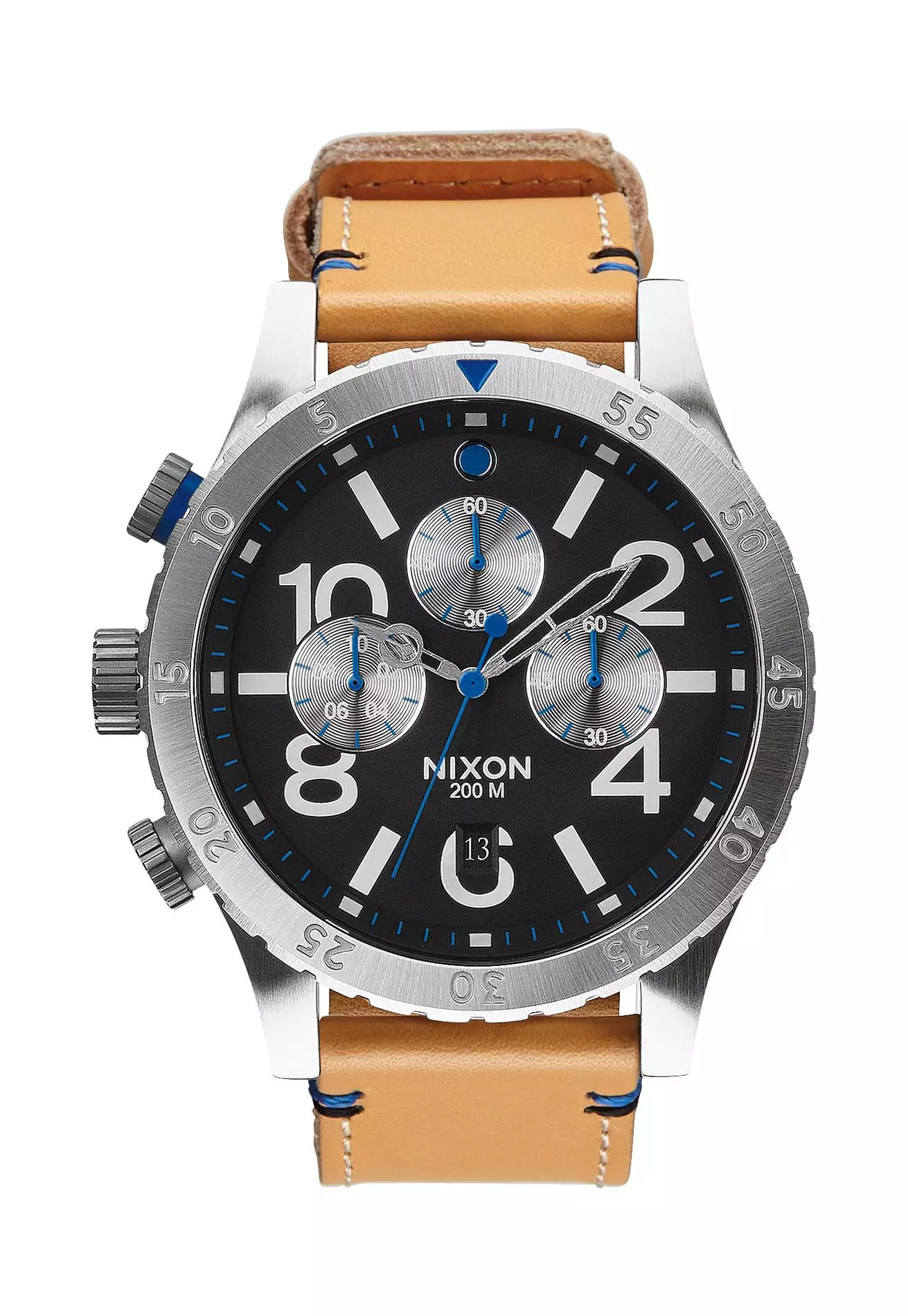 NIXON 48-20 CHRONO BLUE SUNRAY - 時計