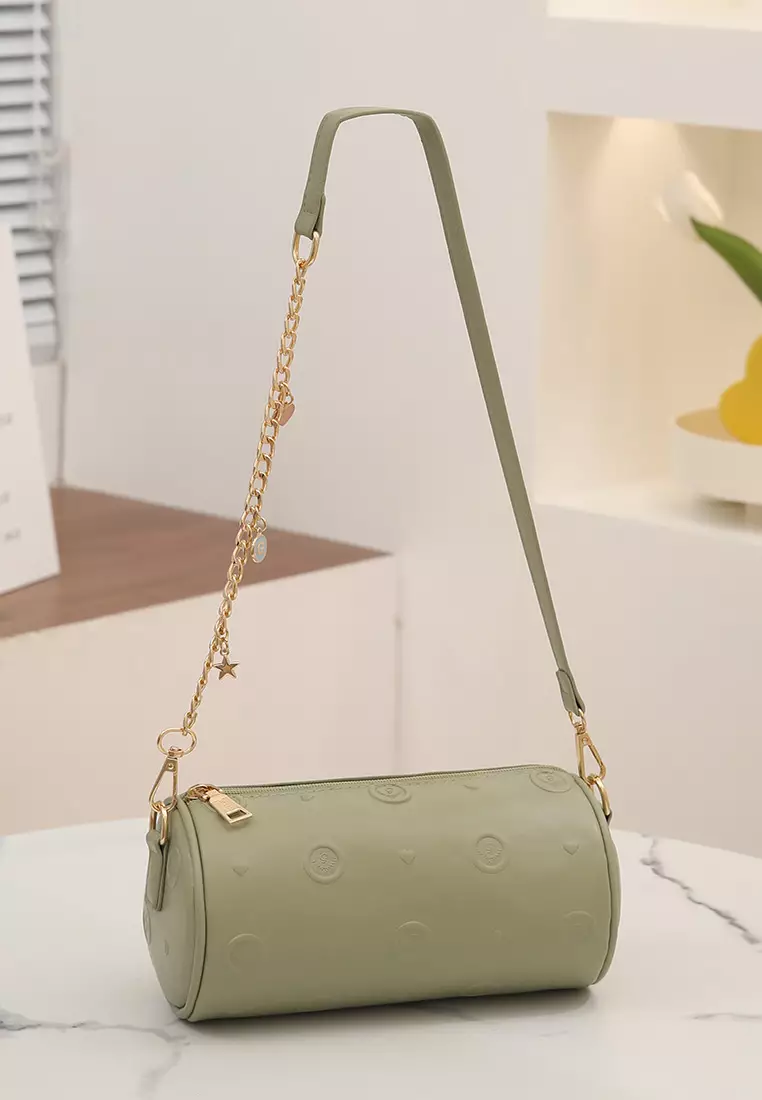 GYKACO KYUTO Sage Green - Tas Wanita Sling Bag - Fashion Top Handle Bag (Import)