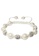 Her Jewellery white Shamballa Pearl Bracelet (White) - Made with premium grade crystals from Austria HE210AC58FUNSG_1