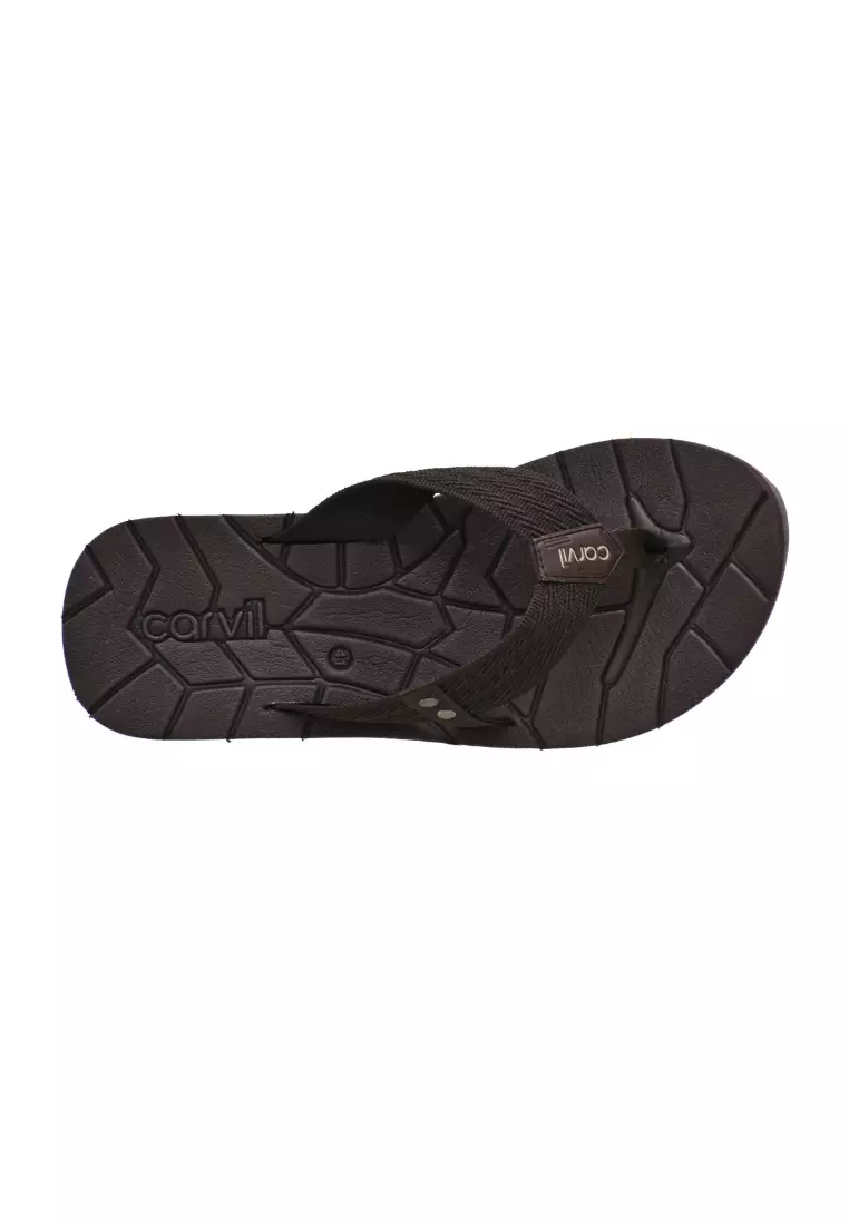 Carvil Sandal Pria Ivander-Me Brown