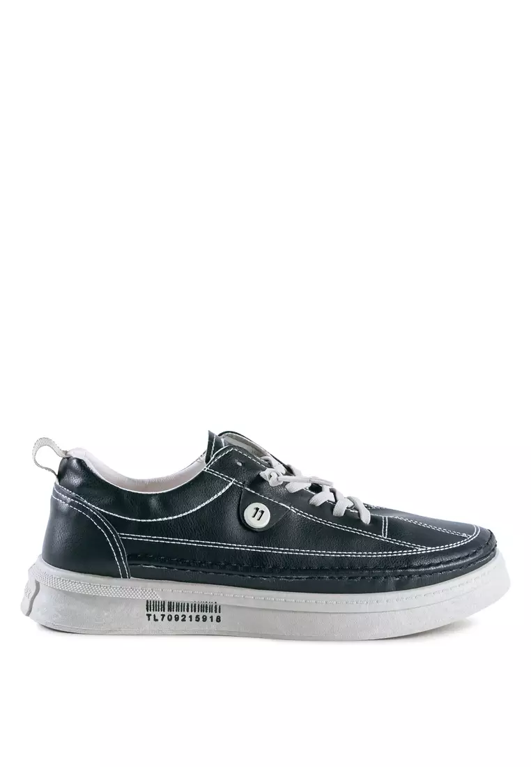 All black low top shoes on sale