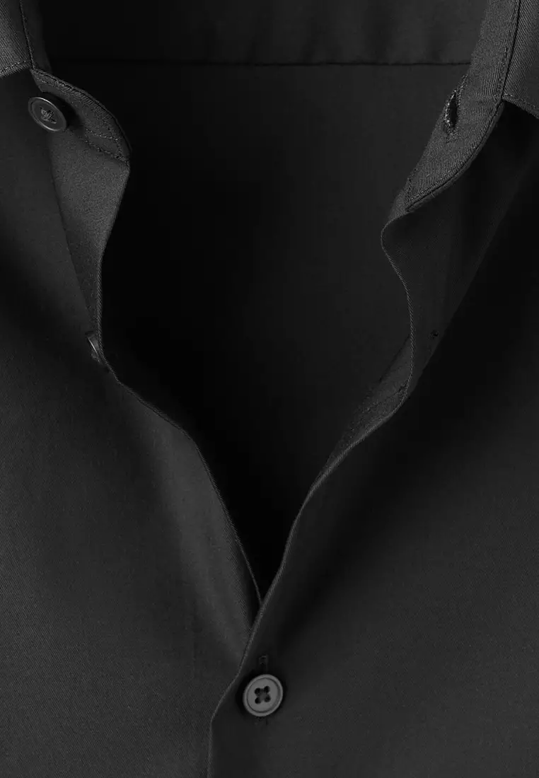 Slim Fit Cotton Suit Shirt