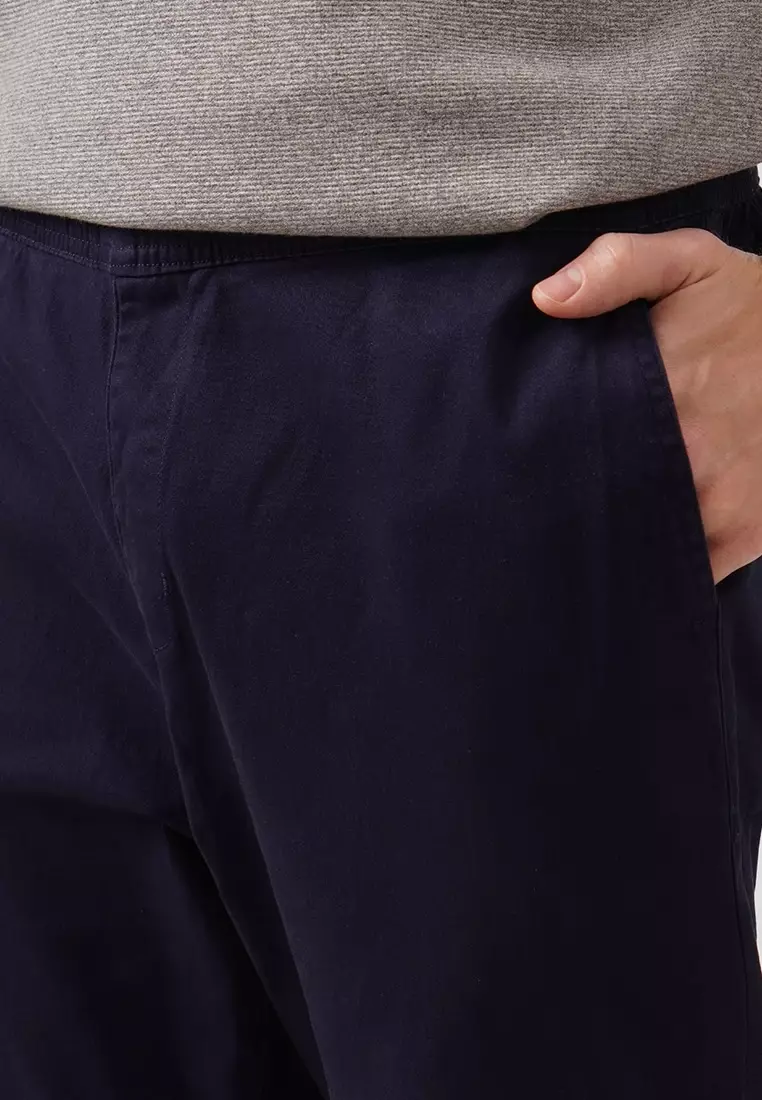 Regular Fit Pull Up Trousers