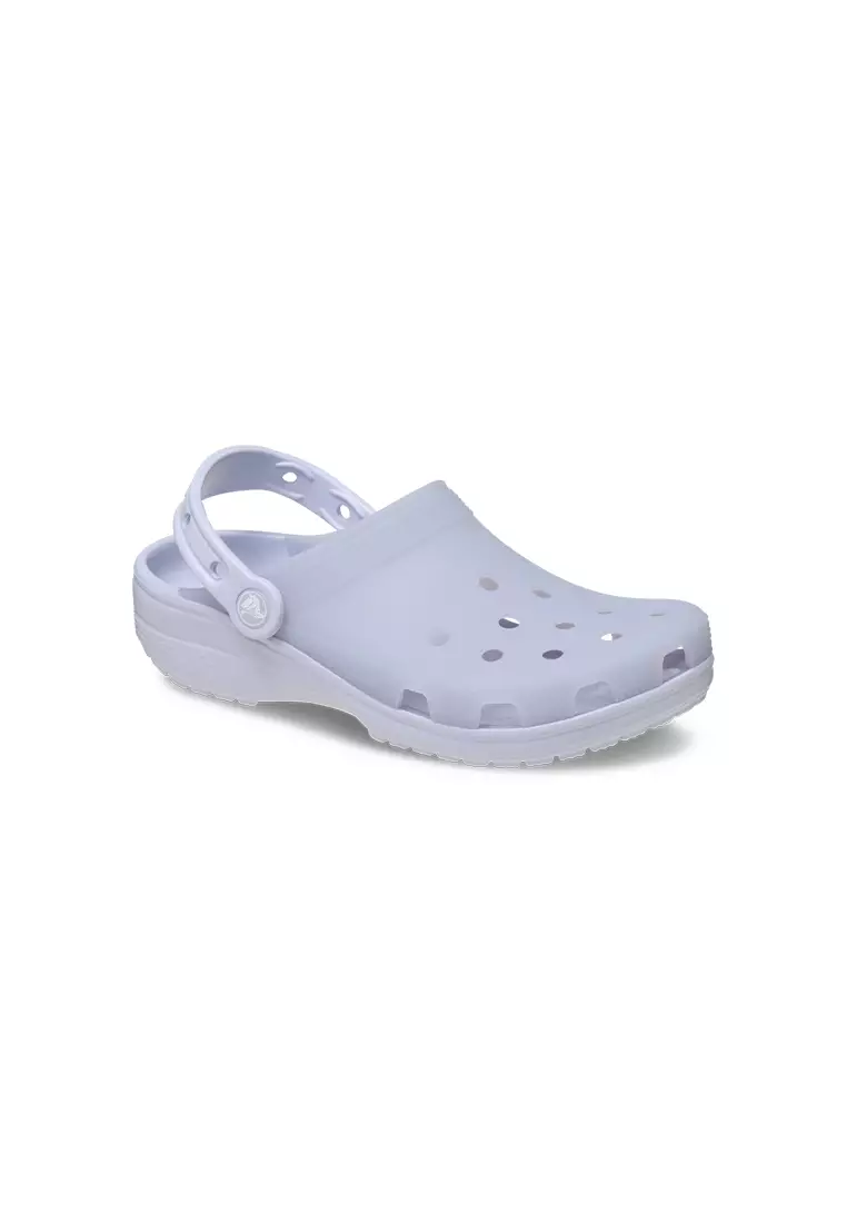 Discount on Crocs  shoes - SKU: Classic Frosted Clog in Purple Moon