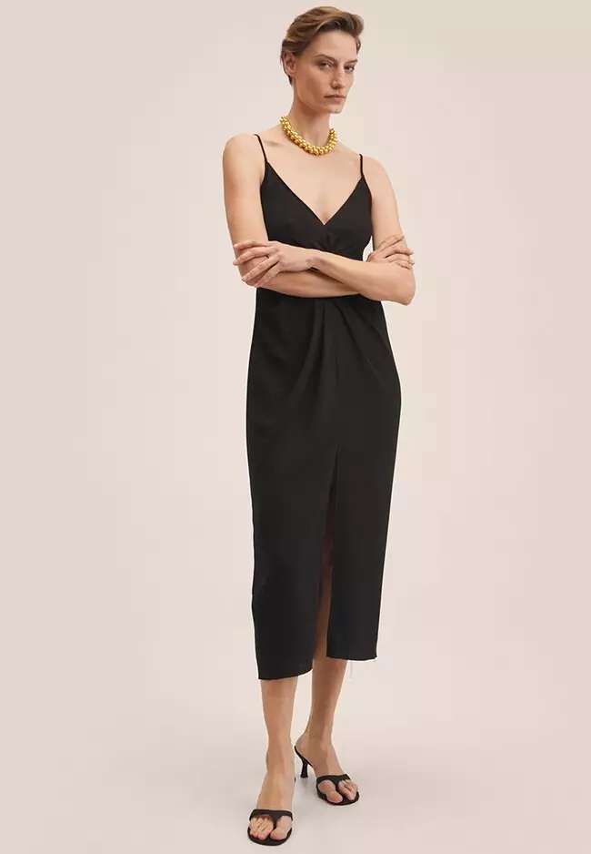Buy Mango CutOut Ruched Dress 2023 Online ZALORA Philippines